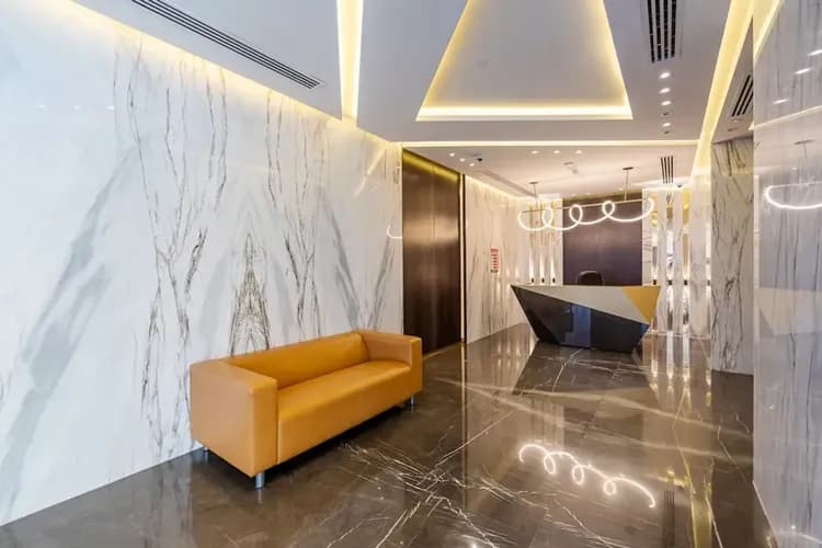 Lobby sitting area