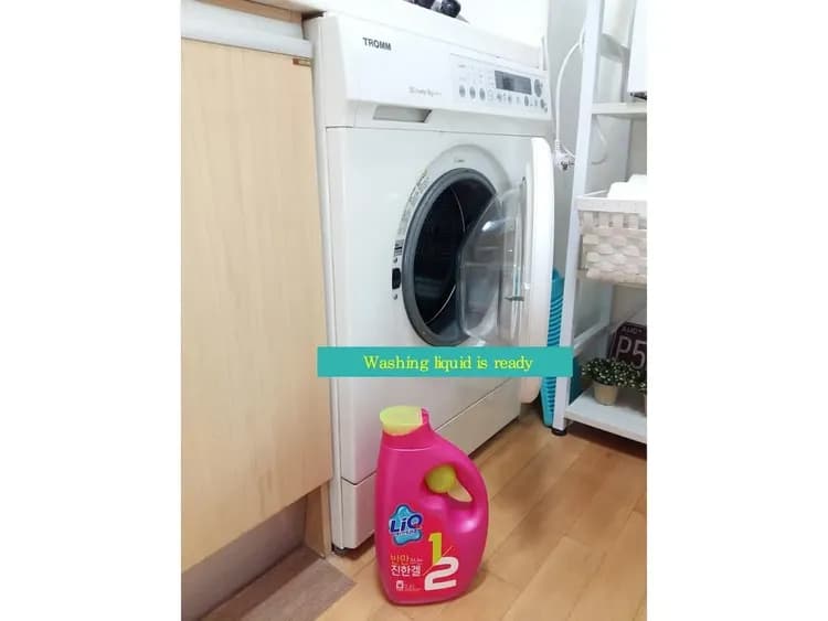 Washing liquid ready