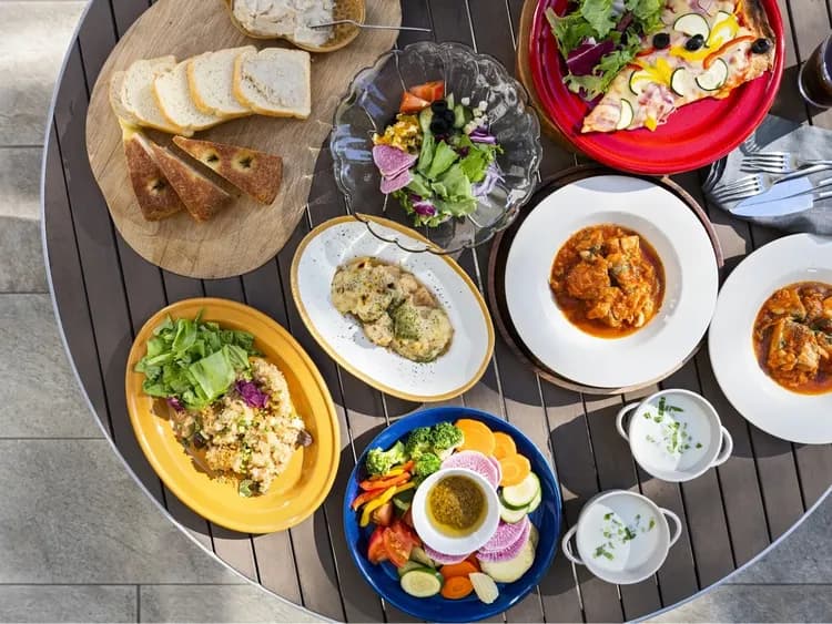 朝食ビュッフェ