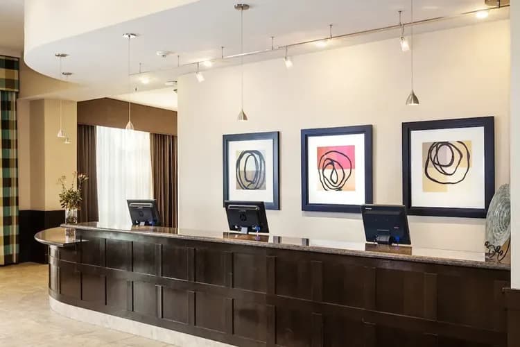 Check-in/check-out kiosk