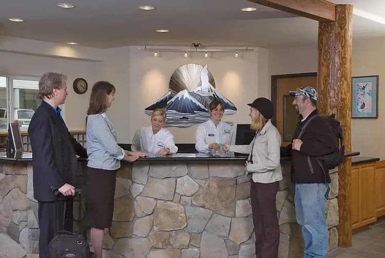 Check-in/check-out kiosk