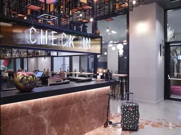 Check-in/check-out kiosk