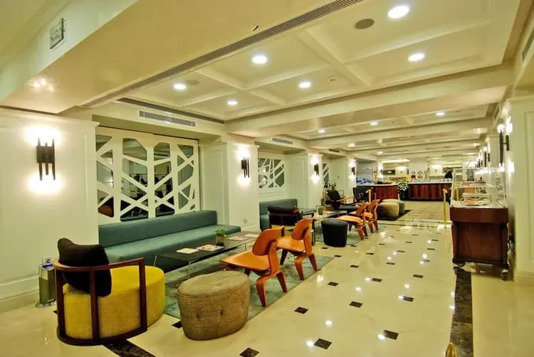 Lobby sitting area