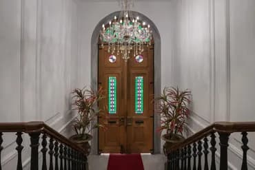 Interior entrance