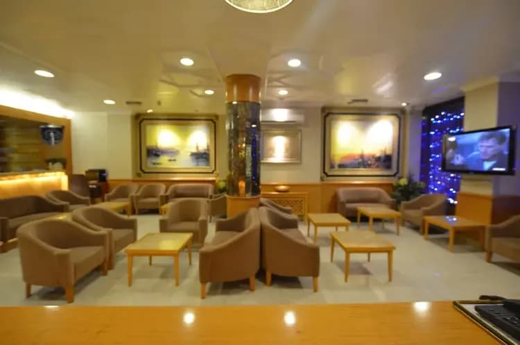 Lobby sitting area