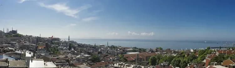 Outdoor banquet area