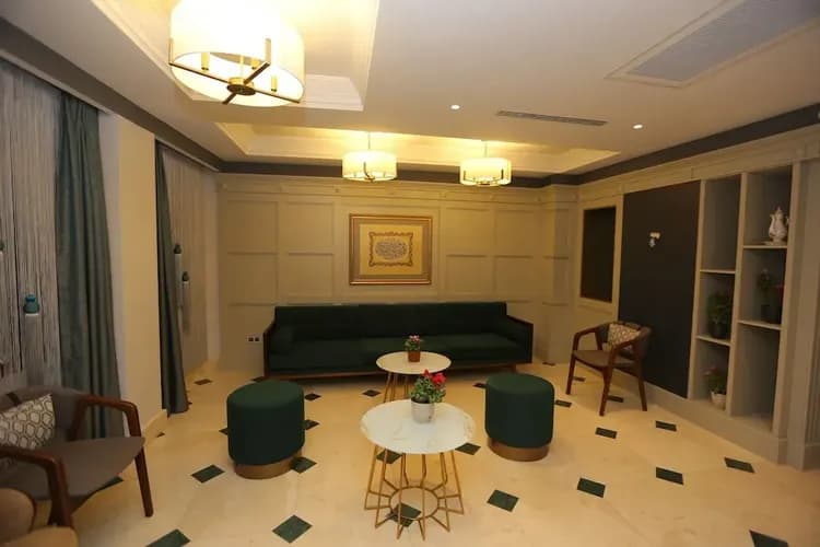 Lobby sitting area