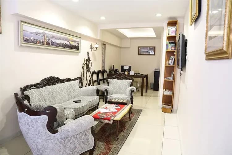 Lobby sitting area
