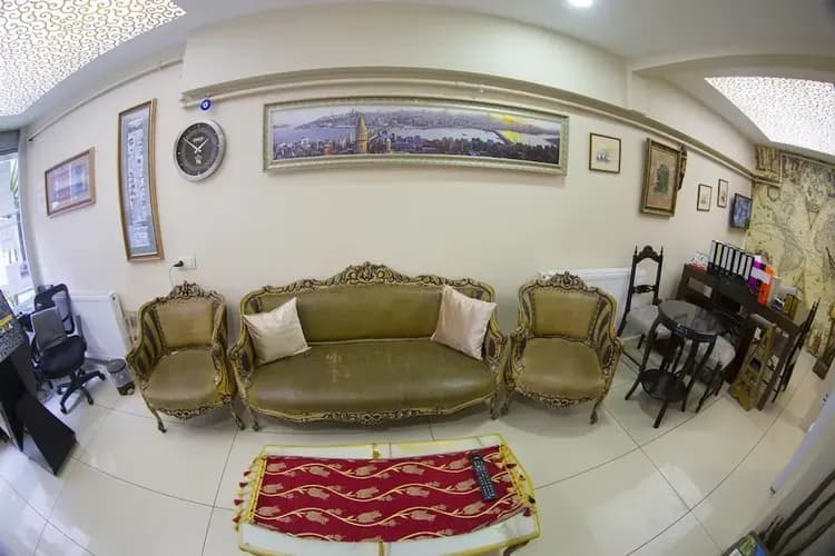 Lobby sitting area