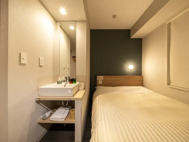 富士河口湖天然溫泉超級酒店單人房