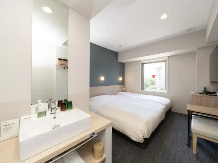 富士河口湖天然溫泉超級酒店－雙床房