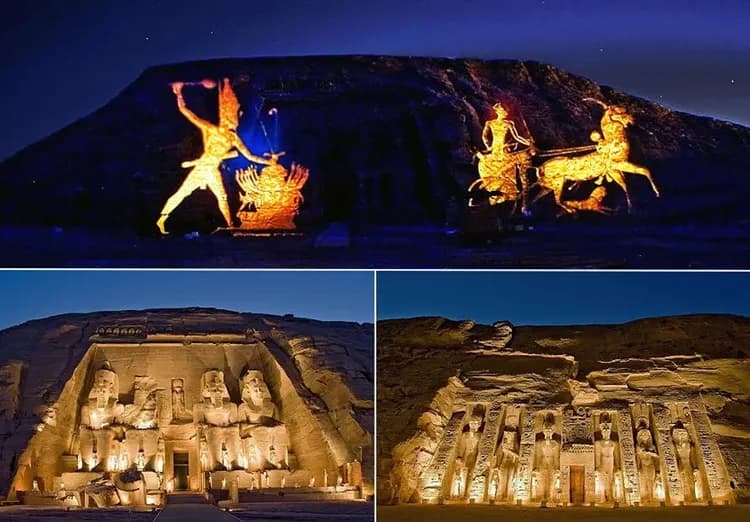 阿布辛貝聲光秀