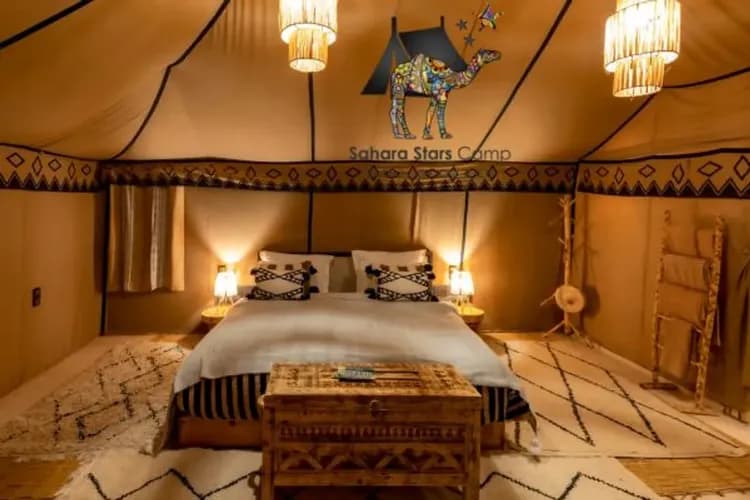 沙漠帳篷示意圖;實際以入住房型為主-住宿說明