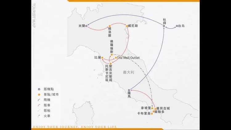 【義大利】享樂主「義」1享威尼斯島飯店2享尊爵阿聯航雙點進出3享地中海美景4享法拉利高鐵5享八大風味餐11日-13