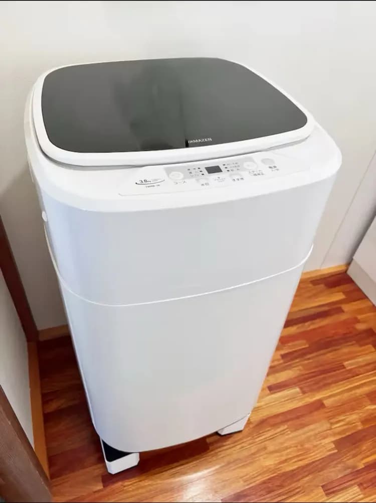 洗濯機もご用意しています。