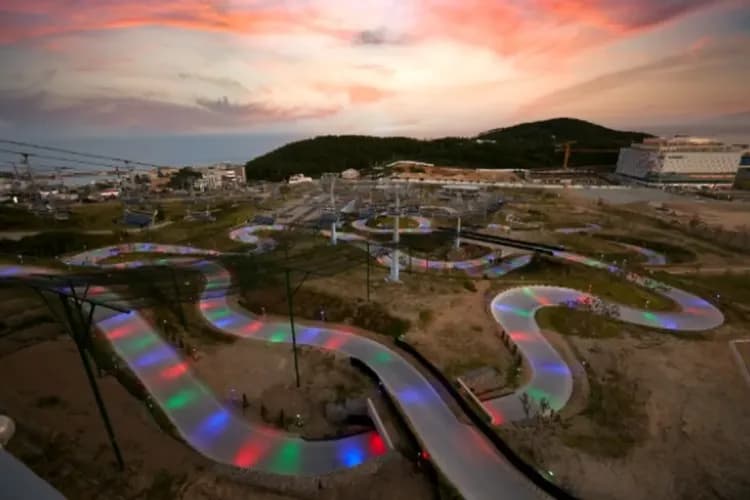 斜坡滑車Skyline Luge-機張LUGE渠道滑車＋景觀纜車(兩次體驗券)