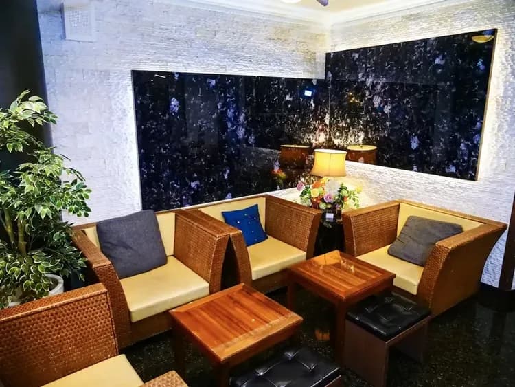 Lobby sitting area