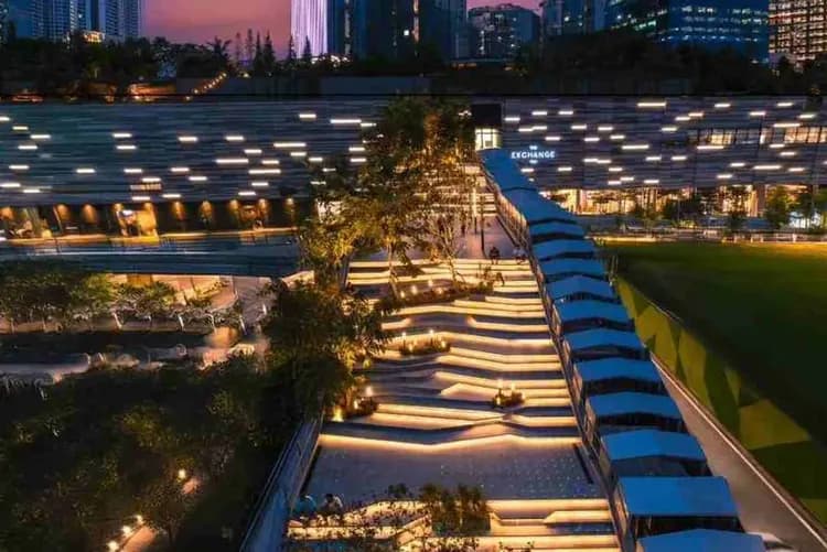 THE EXCHANGE TRX(購物商場+空中花園)