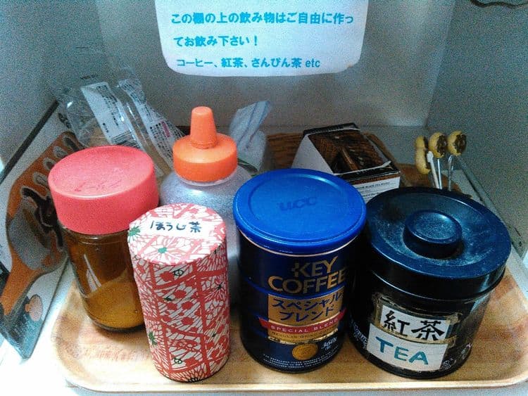 Free drinks フリードリンクコーナー