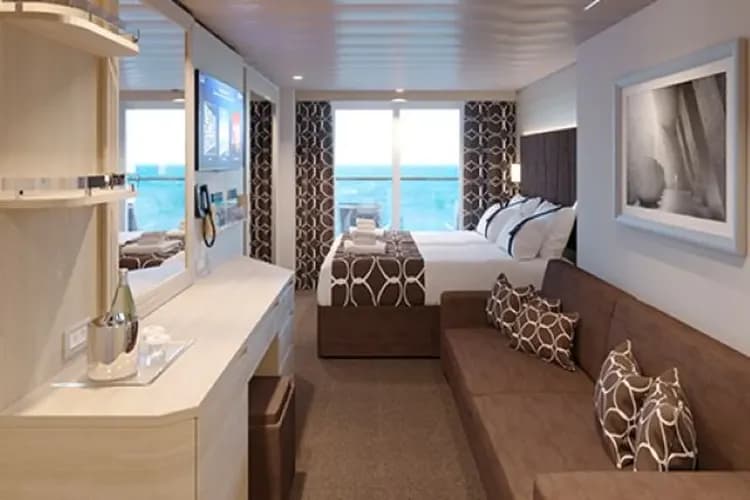 陽台艙-陽台艙房(室內約5～6坪)