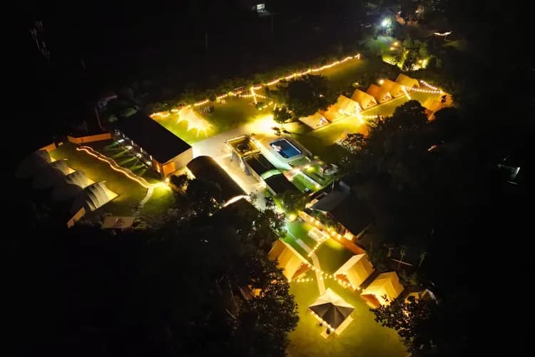 露悠悠露營區 | 神殿帳篷大空間含冷氣！ 戲水池、遊戲區，親子首選！-19