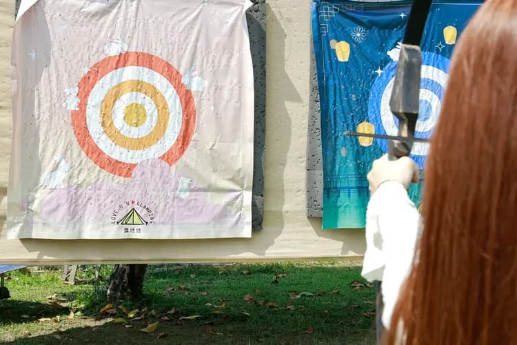 露悠悠露營區 | 神殿帳篷大空間含冷氣！ 戲水池、遊戲區，親子首選！-12