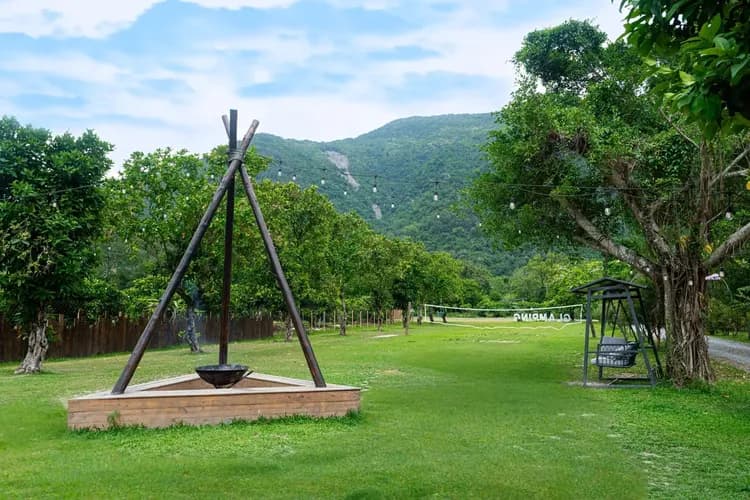 露悠悠露營區 | 神殿帳篷大空間含冷氣！ 戲水池、遊戲區，親子首選！-10