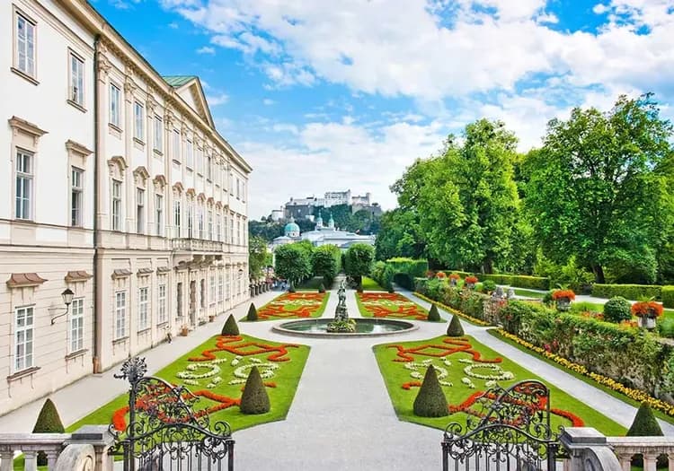 奧地利景點推薦, 莫札特故鄉薩爾斯堡老城,米拉貝爾花園
