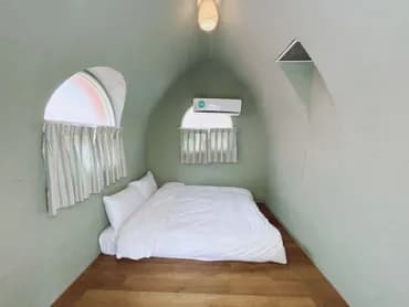 馬卡龍、花卉 內部