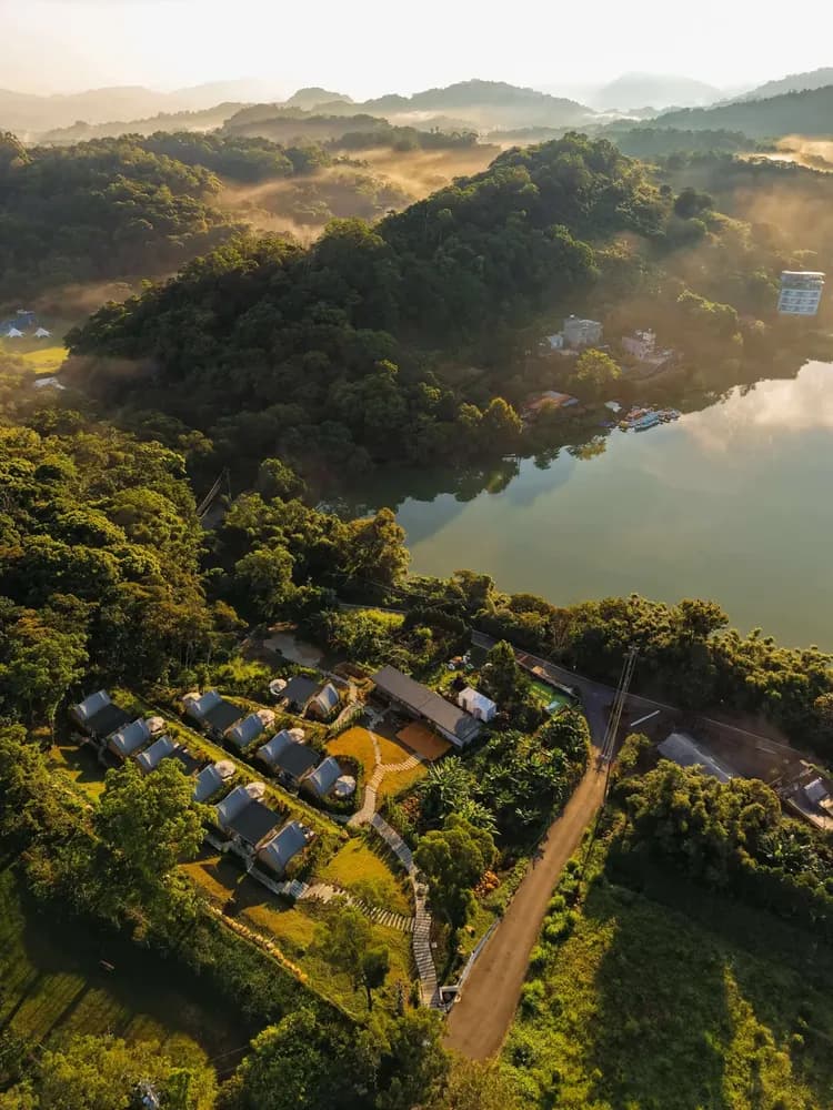 杉棲山丨旭 ｜獨家8折起！新開幕營區、湖畔景色、附設冷暖氣-2