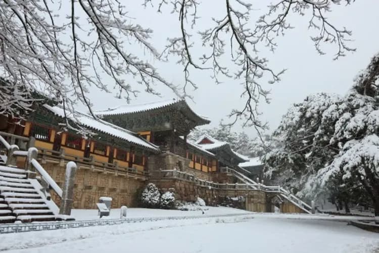 佛國寺(冬天)-慶州古都漫遊