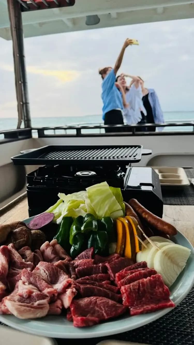 【石垣島遊艇BBQ體驗】夕陽巡航・船上烤肉 (石垣牛/阿古豬)-5