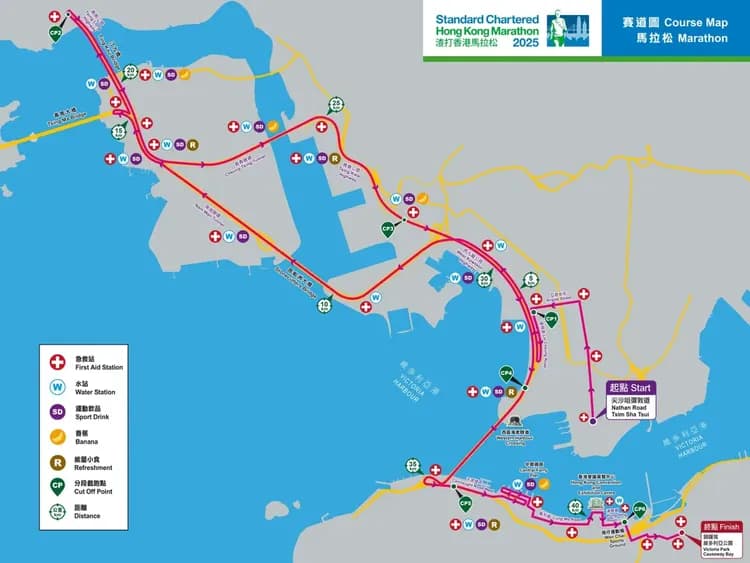 全馬路線圖 *2025年資訊 供參考