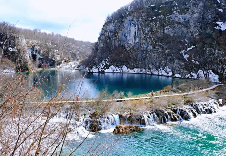 克羅埃西亞景點歐洲最美國家公園十六湖國家公園絕美瀑布