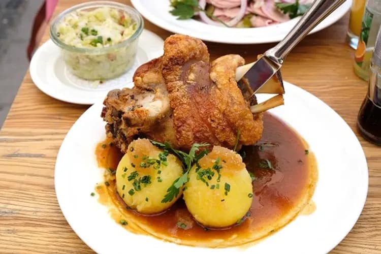 南德脆皮豬腳餐(參考圖)-德式豬腳