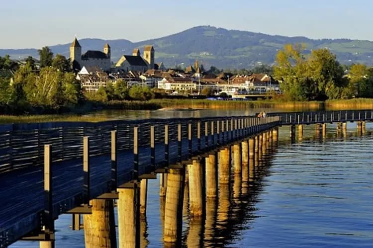 Rapperswil-Hurden Wooden Bridge-胡爾登木橋