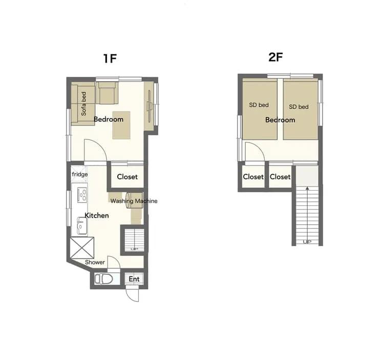 彌生町1丁目｜4人包棟/西新宿五丁目站步行11分/一線直達新宿站4分-8