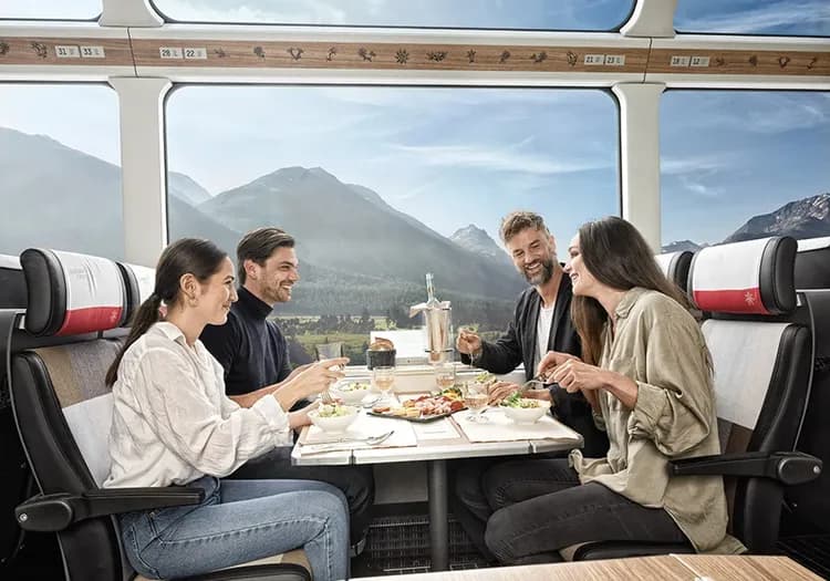 冰河列車車上風味餐