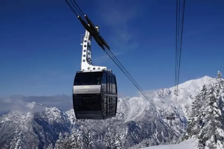 日本唯一雙層纜車－新穗高纜車