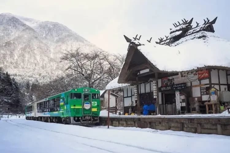 東北雪舞紛飛～藏王樹冰纜車、銀山溫泉老街、雪樂園無限玩、懷舊會津鐵道五日