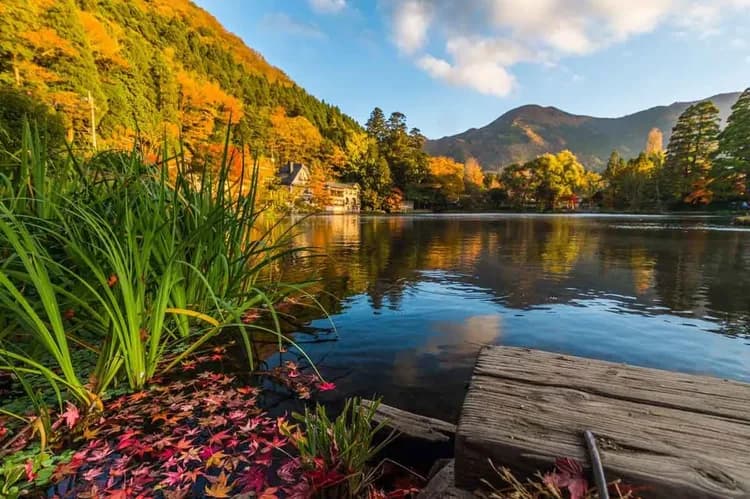 金麟湖、湯布院