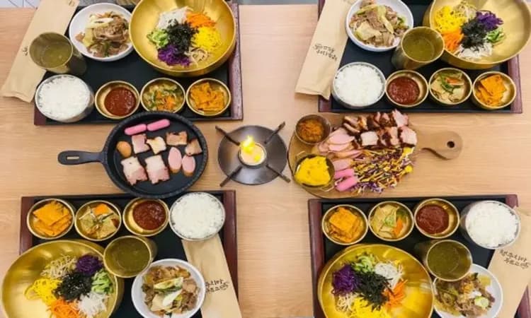 韓式拌飯+煙燻BBQ