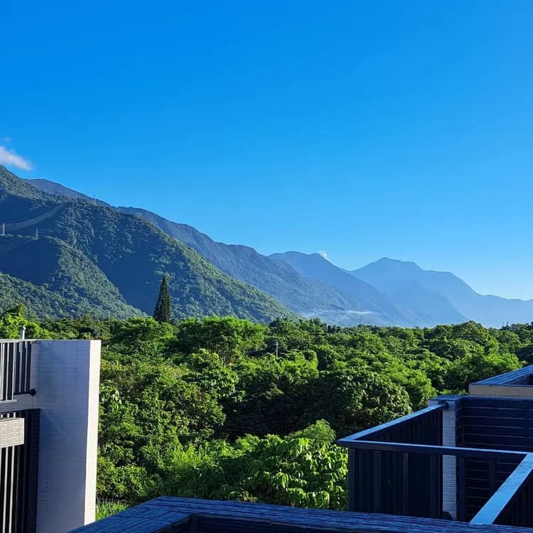 四樓觀山亭的山景