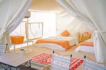 森光秘境露營區 | 獨家8折起！奢華懶人露營新選擇，帳篷附設冷暖氣-3