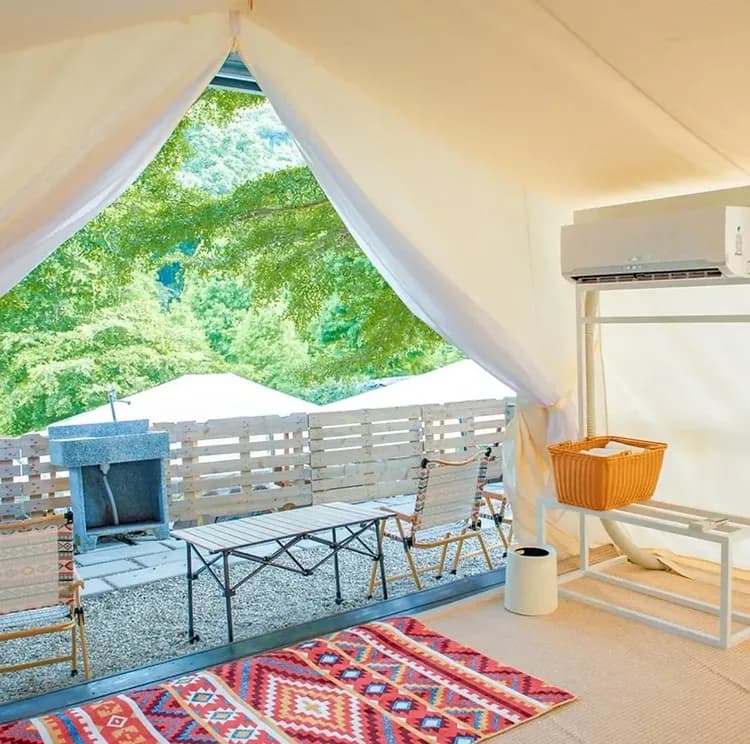 森光秘境露營區 | 獨家8折起！奢華懶人露營新選擇，帳篷附設冷暖氣-5