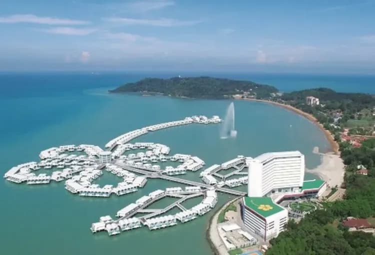 大紅花海上泳池渡假村(乙晚)