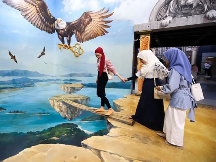 3D藝術館-東方村(高空纜車、3D藝術館、天幕劇場、環景震撼車)