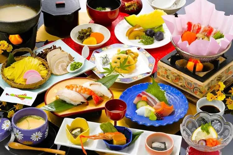 遊船饗宴季節變換菜單以現場提供為主-三隈川屋形船(晚餐)