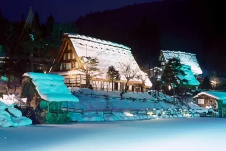 KHH雪舞北陸～飛驒之里點燈、合掌村兼六園、庄川峽雪見舟、梅丈山岳纜車、牧歌之里戲雪六日-6