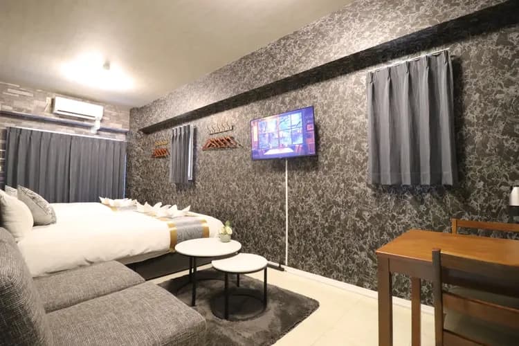 心齋橋旅居｜長堀橋站步行5分＊難波、道頓堀步行即達＊提供Wi-Fi＊設備齊全＊設計感客房-6